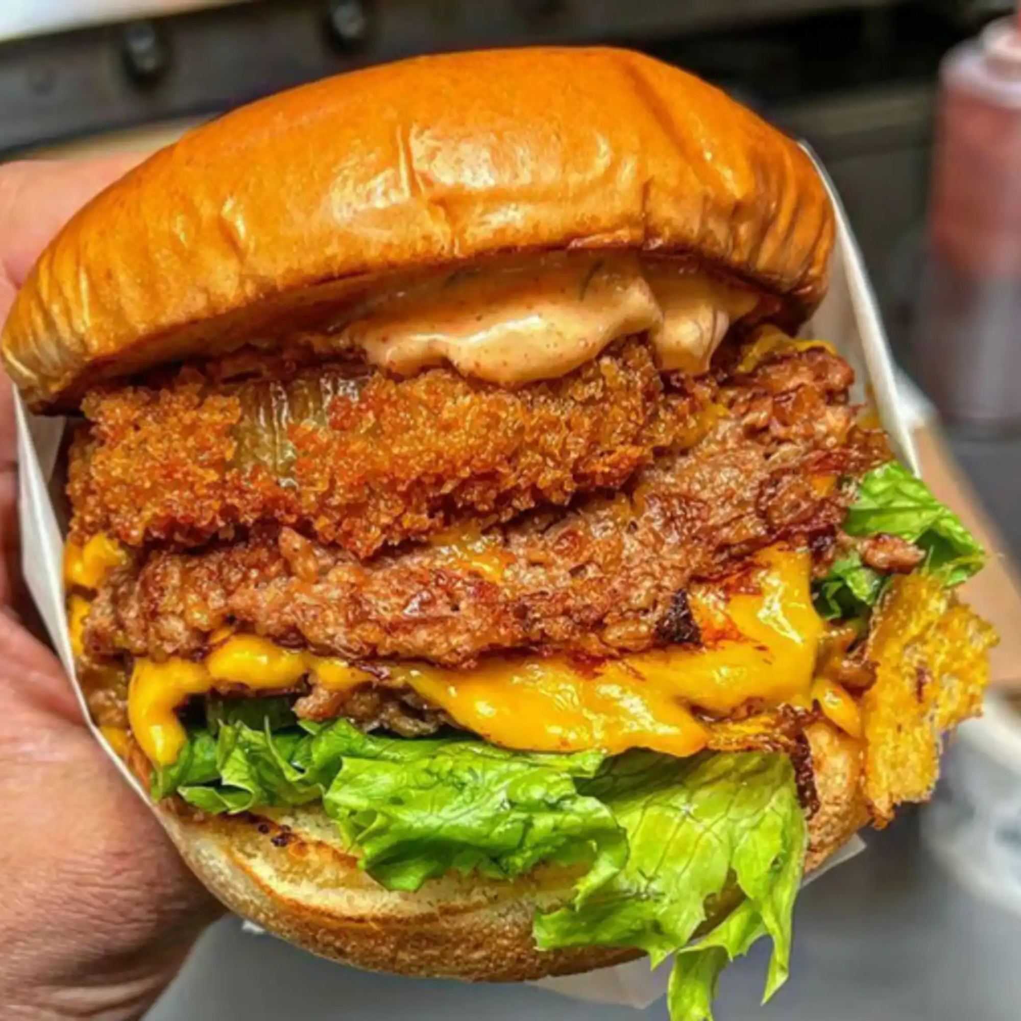 Restaurant food photo before AI enhancement - Transformed from an ordinary photo to a magazine-worthy image. Professional color grading brings out the rich tones and depth, while improved contrast and saturation make the food appear more vibrant and enticing.